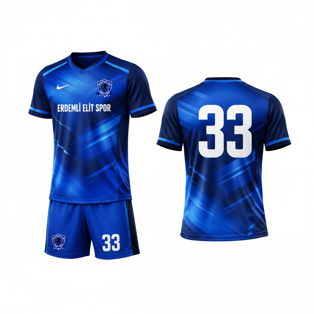 Erdemli Elit Spor Destek Forması - Logo Güncellemeli